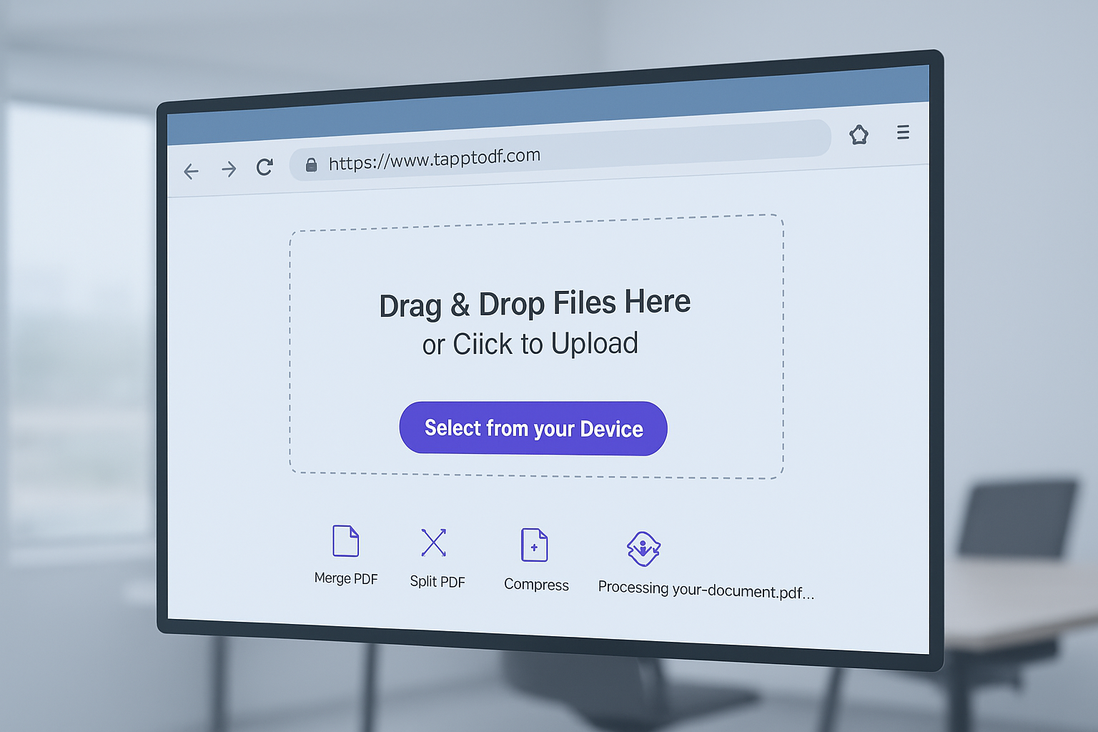 User interface snapshot